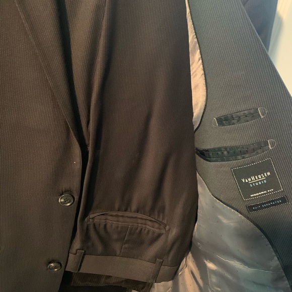 Charcoal Pinstripe Suit